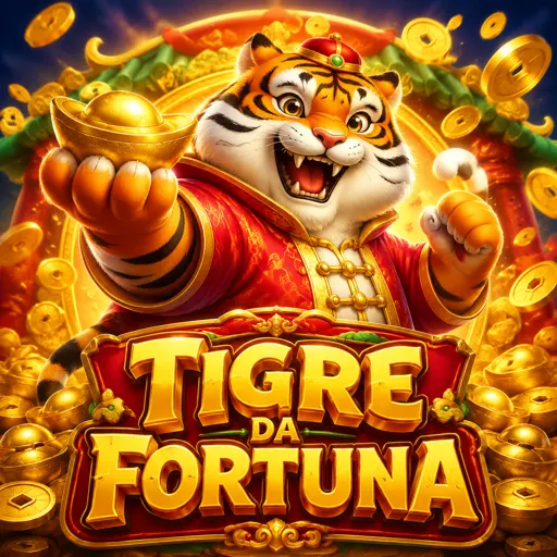 Fortune Tiger com tigre dourado e grade 3x3